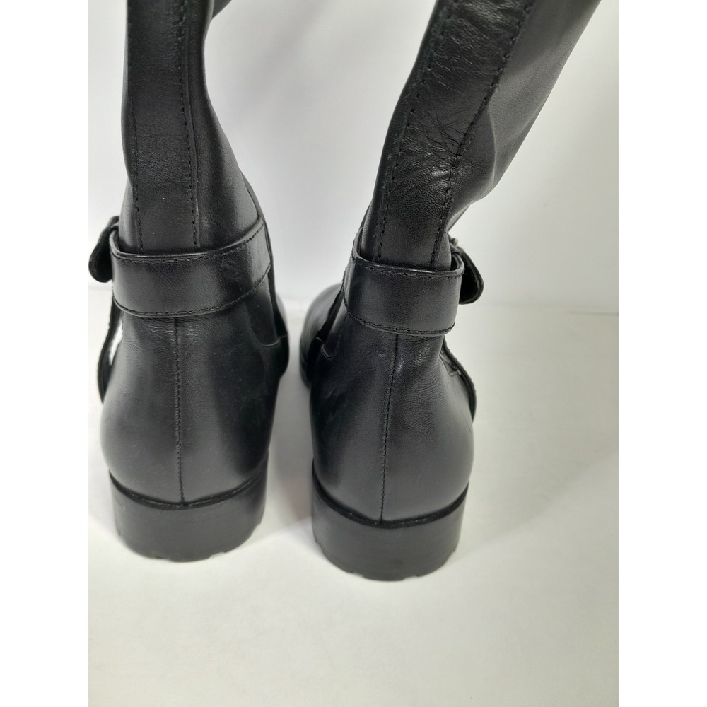 Lauren Ralph Lauren Women's Riding Boots Saniya Black  Size 6 B Side Zip - Picture 4 of 12